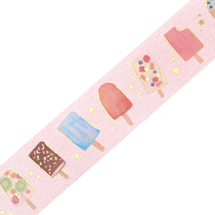 Cute Kawaii BGM Deco Tape - Summer Limited - Fruit Cold Popsicle Ice Cream - for Scrapbooking Journal Planner Craft Diary Schedule Decor Gift