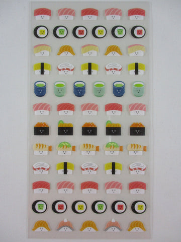 Cute Kawaii MW Sushi Rice ball Sticker Sheet - for Journal Planner Craft Organizer Schedule