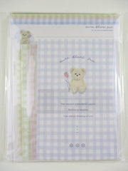 Cute Kawaii Kamio Teddy Bear Letter Set Pack - Stationery Writing Paper Envelope Penpal Stationary Journal Gift