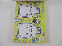 Cute Kawaii VHTF Vintage Collectible Q-Lia Soda Drink Bubble Theme 4 x 6 Inch Notepad / Memo Pad - Stationery Designer Paper Collection