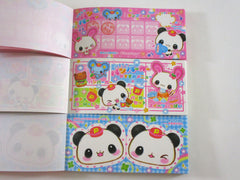 Rare ❤︎ Vintage *ੈ✩‧₊˚ Collectible ✿ Gift - Cute Kawaii VHTF Vintage Collectible Kamio Panda Burger Mart Coupon Style Note  4 x 6 Inch Notepad / Memo Pad - Stationery Designer Paper Collection Gift