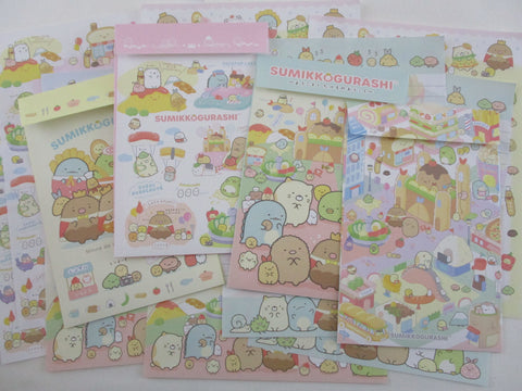 Cute Kawaii San-X Sumikko Gurashi Sushi Bakery Town Letter Sets - Writing Paper Envelope Stationery Penpal