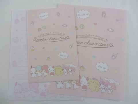 Cute Kawaii Sanrio Characters Letter Sets - Writing Papers Envelope