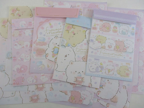 Cute Kawaii San-X Funwarinecolon Fluffy Cat Letter Sets 2023