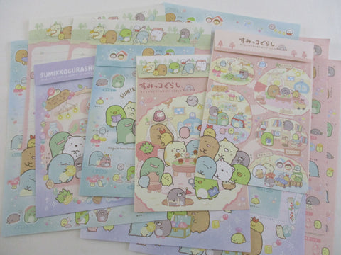 Cute Kawaii San-X Sumikko Gurashi Forest Mushroom Letter Sets - Writing Paper Envelope Stationery Penpal