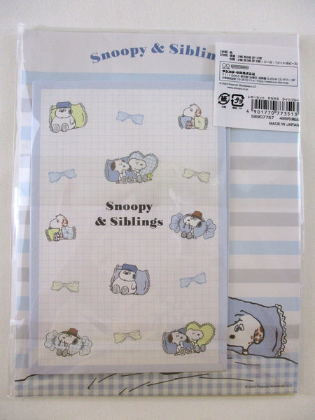Cute Kawaii Peanuts Snoopy Sibling B Letter Set Pack - Stationery Writ ...
