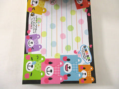 Rare ❤︎ Vintage *ੈ✩‧₊˚ Collectible ✿ Gift - Cute Kawaii VHTF Vintage Rare Collectible Crux Bear's Box 4 x 6 Inch Notepad / Memo Pad - Stationery Designer Paper Collection Gift