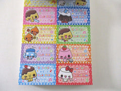 Cute Kawaii VHTF Vintage Rare Collectible Kamio Pudding Strawberry Milk Friends 4 x 6 Inch Notepad / Memo Pad - Stationery Designer Paper Collection Gift