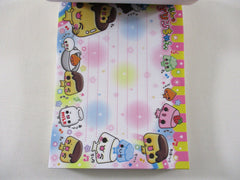 Cute Kawaii VHTF Vintage Rare Collectible Kamio Pudding Strawberry Milk Friends 4 x 6 Inch Notepad / Memo Pad - Stationery Designer Paper Collection Gift