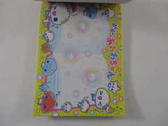 Cute Kawaii VHTF Vintage Collectible Kamio Soap Bubble A 4 x 6 Inch Notepad / Memo Pad - Stationery Designer Paper Collection