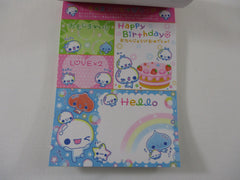 Cute Kawaii VHTF Vintage Collectible Kamio Soap Bubble A 4 x 6 Inch Notepad / Memo Pad - Stationery Designer Paper Collection