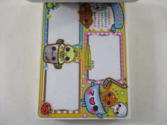 Rare ❤︎ Vintage *ੈ✩‧₊˚ Collectible ✿ Gift - Cute Kawaii VHTF Vintage Collectible Kamio Food Friends 4 x 6 Inch Notepad / Memo Pad - Stationery Designer Paper Collection