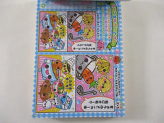 Rare ❤︎ Vintage *ੈ✩‧₊˚ Collectible ✿ Gift - Cute Kawaii VHTF Vintage Collectible Kamio Food Friends 4 x 6 Inch Notepad / Memo Pad - Stationery Designer Paper Collection