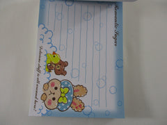 Rare ❤︎ Vintage *ੈ✩‧₊˚ Collectible ✿ Gift - Cute Kawaii VHTF Vintage Collectible Kamio Bunny Rabbit Romantic Sugar 4 x 6 Inch Notepad / Memo Pad - Stationery Designer Paper Collection