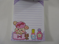 Rare ❤︎ Vintage *ੈ✩‧₊˚ Collectible ✿ Gift - Cute Kawaii VHTF Vintage Collectible Kamio Bunny Rabbit Romantic Sugar 4 x 6 Inch Notepad / Memo Pad - Stationery Designer Paper Collection