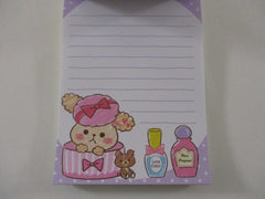 Rare ❤︎ Vintage *ੈ✩‧₊˚ Collectible ✿ Gift - Cute Kawaii VHTF Vintage Collectible Kamio Bunny Rabbit Romantic Sugar 4 x 6 Inch Notepad / Memo Pad - Stationery Designer Paper Collection