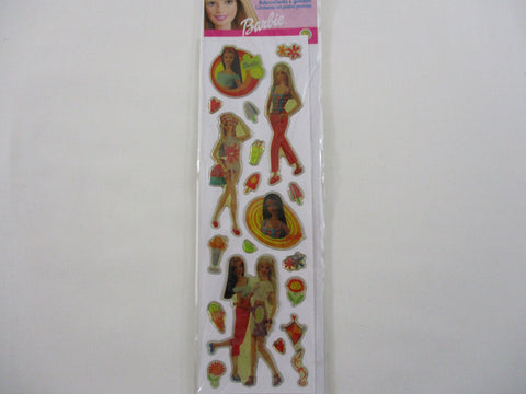 Sandylion Barbie 2 x 6 inch Gem Sticker Sheet - B