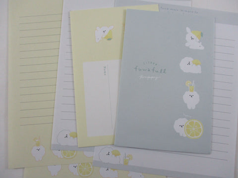 Cute Kawaii Q-Lia Citrus Puppy Fuwa Letter Sets - Writing Paper Envelope Stationery