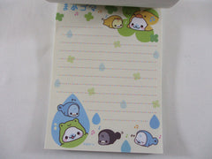 Rare ❤︎ Vintage *ੈ✩‧₊˚ Collectible ✿ Gift - Cute Kawaii San-X Mamegoma Seal 4 x 6 Inch Notepad / Memo Pad - C - Stationery Designer Paper Collection 2008