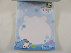 Rare ❤︎ Vintage *ੈ✩‧₊˚ Collectible ✿ Gift - Cute Kawaii San-X Mamegoma Seal 4 x 6 Inch Notepad / Memo Pad - C - Stationery Designer Paper Collection 2008