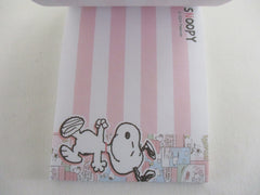 Cute Kawaii Peanuts Snoopy Mini Notepad / Memo Pad Kamio - Comic Red - Stationery Journal Diary Gift