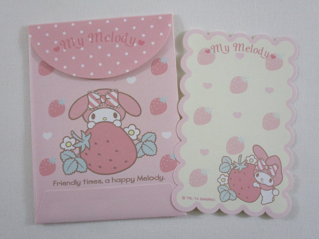 Cute Kawaii Sanrio My Melody Mini Letter Set / Note Envelope Set - Small Writing Note Envelope Set Stationery