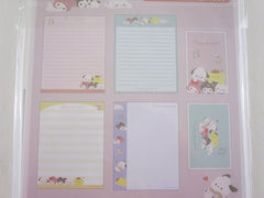 Cute Kawaii Sanrio Characters D Pochacco Kuromi Cinnamoroll My Melody Purin Letter Set Pack - Stationery Writing Paper Envelope Penpal Gift