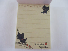 Vintage Rare VHTF - Cute Kawaii San-X Kutusita Nyanko Cat Mini Notepad / Memo Pad - D - Stationery Penpal Gift