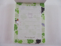 Vintage Rare VHTF - Cute Kawaii San-X Kutusita Nyanko Cat Mini Notepad / Memo Pad - B - Stationery Penpal Gift