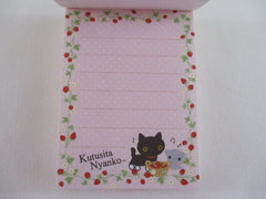 Vintage Rare VHTF - Cute Kawaii San-X Kutusita Nyanko Cat Mini Notepad / Memo Pad - G - Stationery Penpal Gift