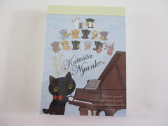 Vintage Rare VHTF - Cute Kawaii San-X Kutusita Nyanko Cat Mini Notepad / Memo Pad - I - Stationery Penpal Gift