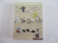 Vintage Rare VHTF - Cute Kawaii San-X Kutusita Nyanko Cat Mini Notepad / Memo Pad - J - Stationery Penpal Gift