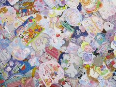Grab bag Large Flake Stickers - 10 pcs - Cute Kawaii Gift for Journal Diary Notebook Phone Laptop School Reward Student Birthday Surprise Decor