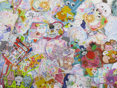 Grab Bag Large Stickers: 20 pcs - Cute Kawaii Animal Rabbit Food Drink Bear Penguin