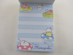 Vintage Rare VHTF - Cute Kawaii (:3 っ)っ San-X Mamegoma Seal Mini Notepad / Memo Pad - A - Stationery Penpal Diary Gift