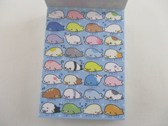 Vintage Rare VHTF - Cute Kawaii (:3 っ)っ San-X Mamegoma Seal Mini Notepad / Memo Pad - C - Stationery Penpal Diary Gift