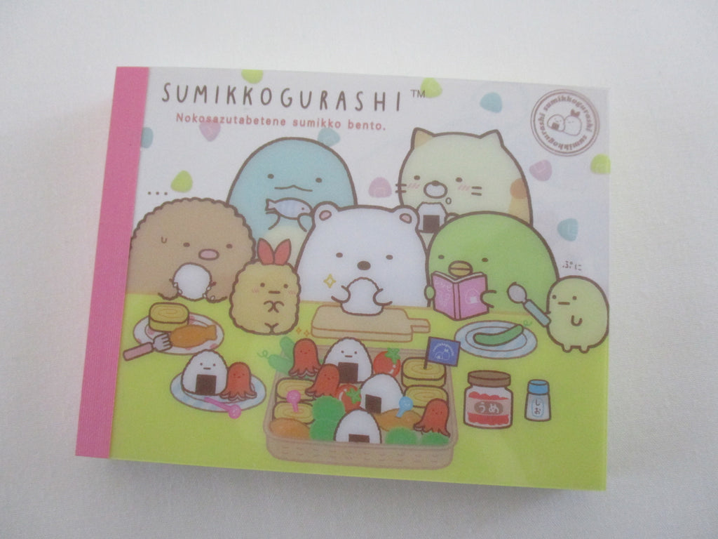 Cute Kawaii San-X Sumikko Gurashi 𐔌՞. .՞𐦯 ᢉ𐭩.ᐟ Midi Notepad / Memo Pad - B - Stationery Penpal Diary Gift