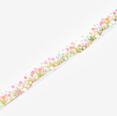 Cute Kawaii BGM Washi / Masking Deco Tape - Colorful Tulip Beautiful Flower Garden Wedding Love Pink - for Scrapbooking Journal Planner Craft