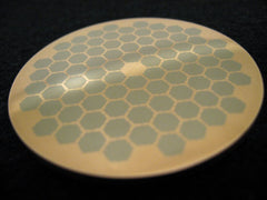 EXTREMELY RARE Superconductor Copper Niobium Metal Alloy (Beehive Pattern) from the ex-Texas Superconducting Super Collider / DESERTRON