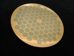 EXTREMELY RARE Superconductor Copper Niobium Metal Alloy (Beehive Pattern) from the ex-Texas Superconducting Super Collider / DESERTRON