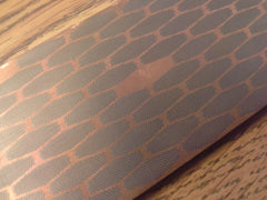 EXTREMELY RARE Superconductor Copper Niobium Metal Alloy (Honeycomb Oblique Pattern) from the ex-Texas Superconducting Super Collider / DESERTRON