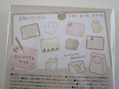 Cute Kawaii Kamio Write on Flake Stickers Sack - Puppy - for Journal Planner Agenda Craft Scrapbook
