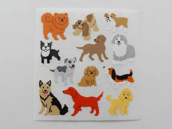 Sandylion Lion Fuzzy Sticker Sheet / Module - Vintage