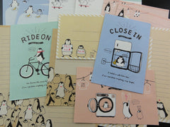 Cute Kawaii Q-Lia Ride On Penguin Letter Sets