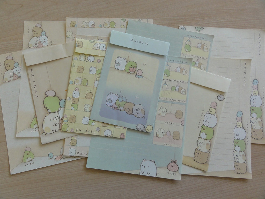 San-X Sumikko Gurashi Corner Letter Sets - A