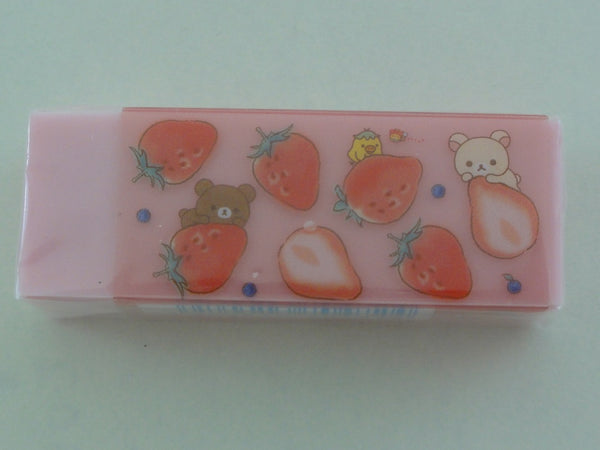 Japanese kawaii *Scented Eraser* strawberry sweet dessert scented