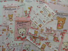 z San-X Rilakkuma Bear La Fraise Paris Stationery Set