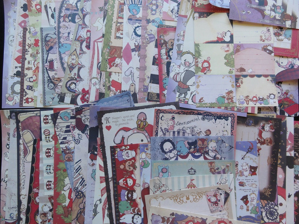San-X Sentimental Circus 57 Memo Note Paper Set