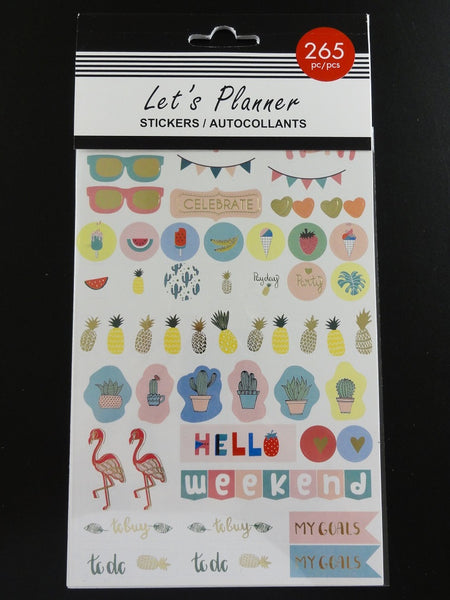 Cute Kawaii Planner Sticker Book - for Journal Diary Agenda