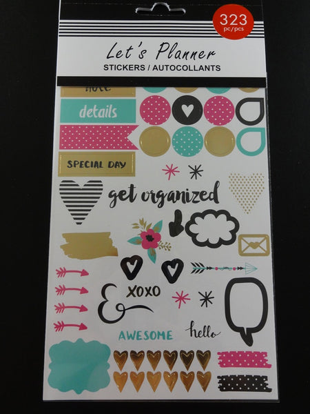 Cute Kawaii Planner Sticker Book - for Journal Diary Agenda